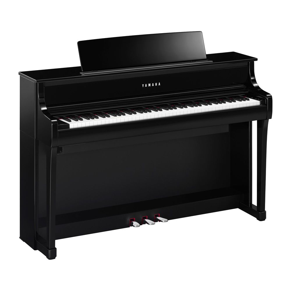 Yamaha digitalpiano Clavinova CLP-875 PE Polert Sort